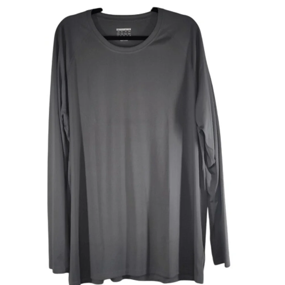 Magcomsen Gray Long Sleeve Sun Protection Shirt‎